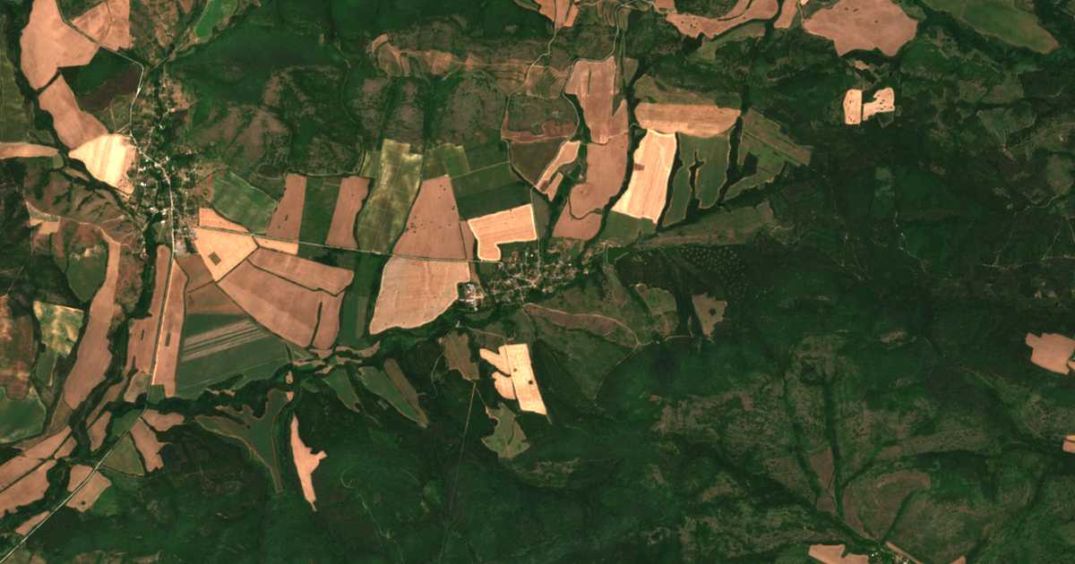 Hartă satelitară: Săedinenie