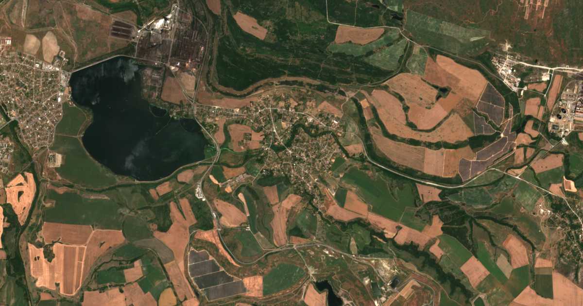 Hartă satelitară: Obručište
