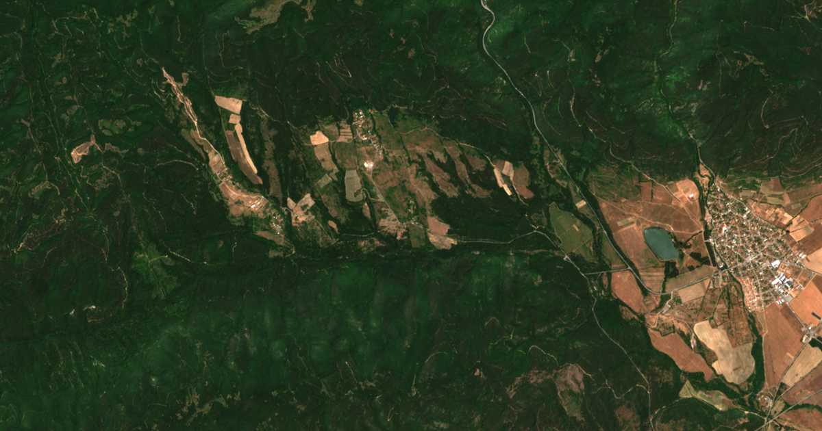 Hartă satelitară: Brestova