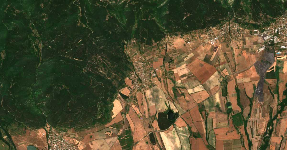 Hartă satelitară: Konare