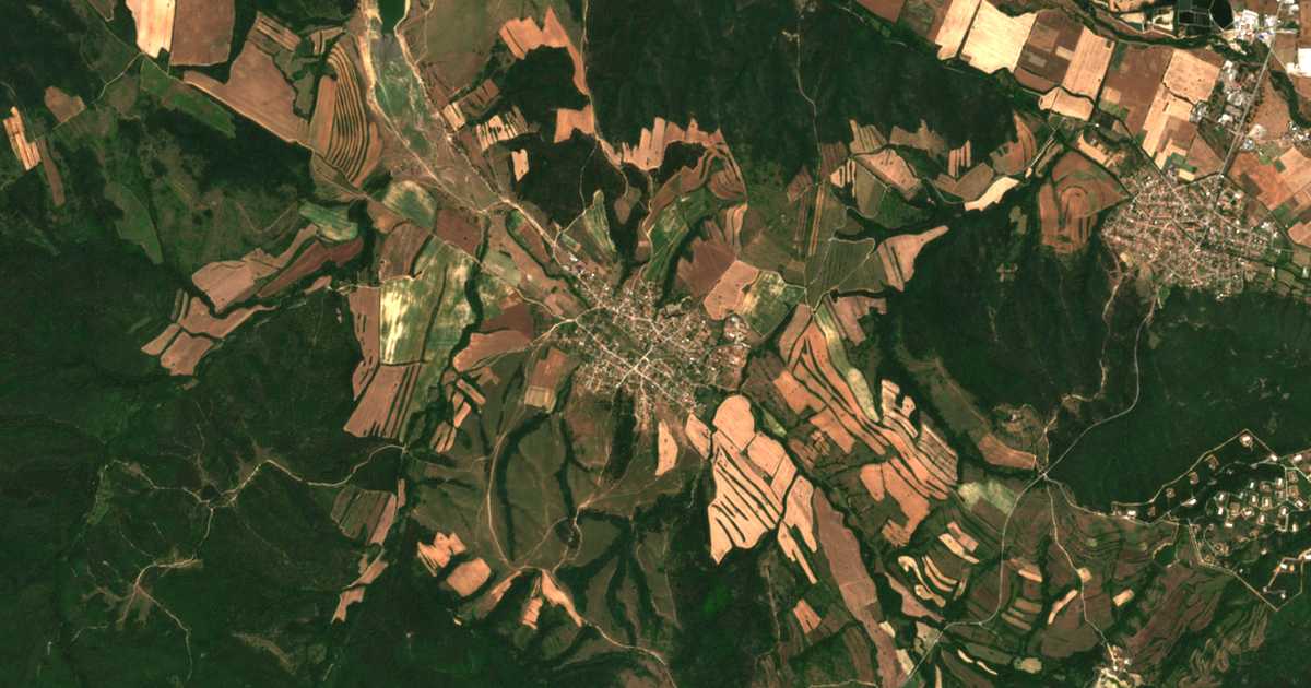 Hartă satelitară: Gorno Čerkovište