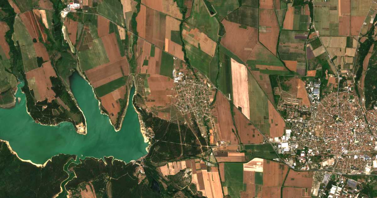 Hartă satelitară: Koprinka