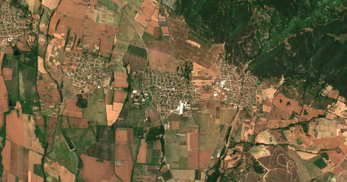 Hartă satelitară: Krăn