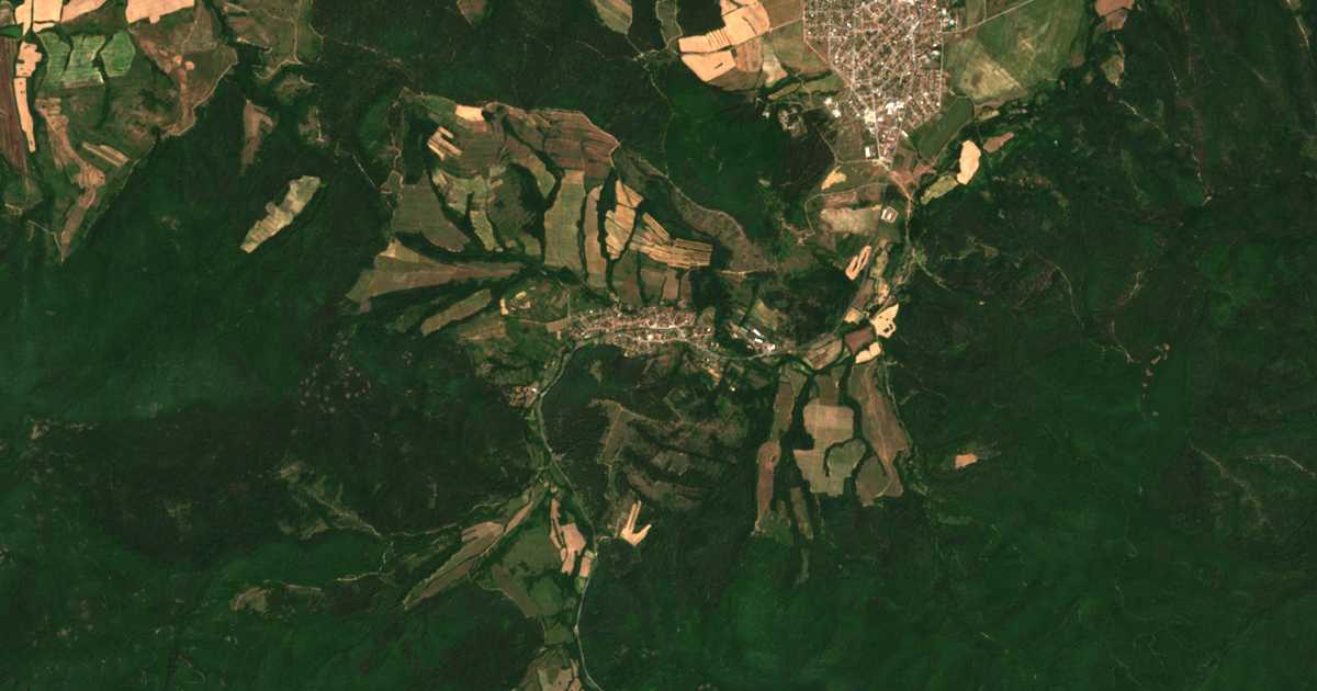 Hartă satelitară: Turia