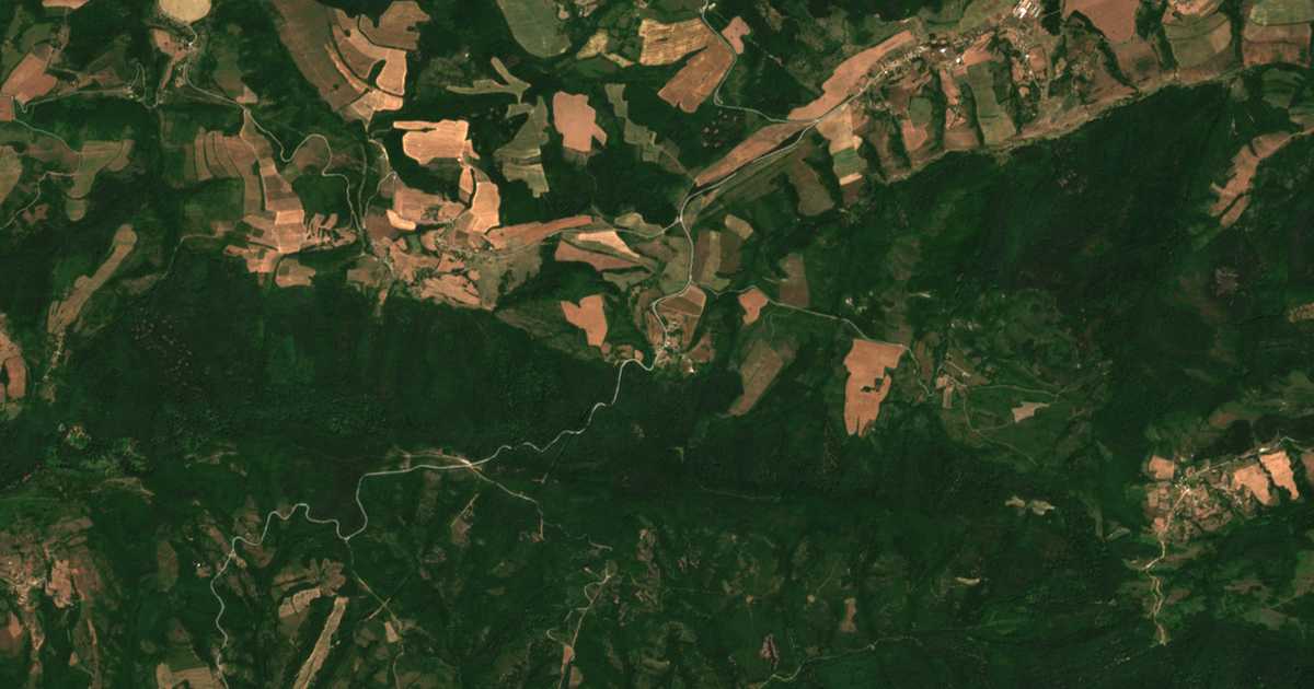Hartă satelitară: Glașatai