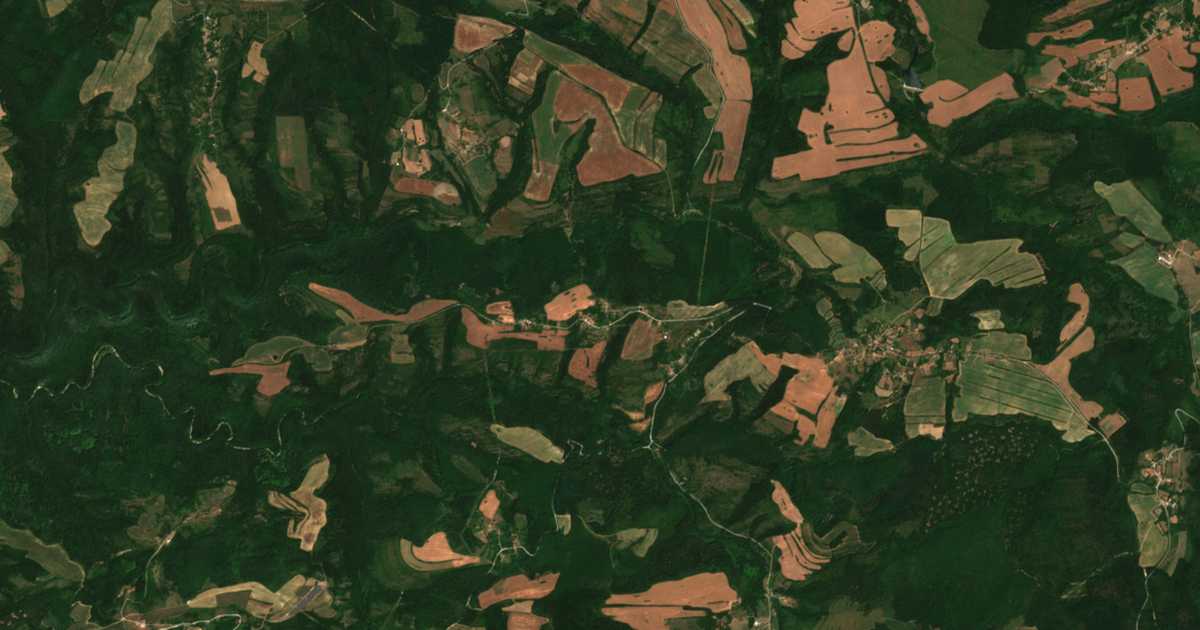 Hartă satelitară: Malogradeț