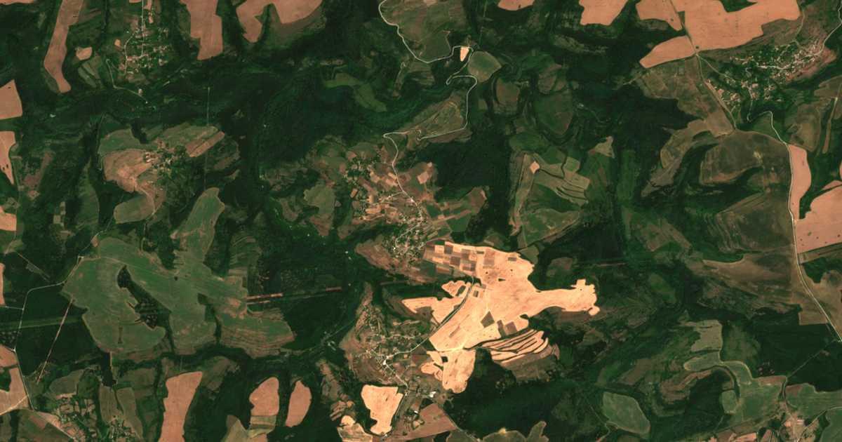 Hartă satelitară: Razdelți