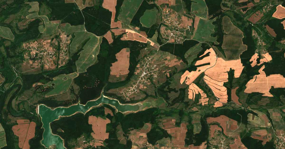Hartă satelitară: Treskaveț