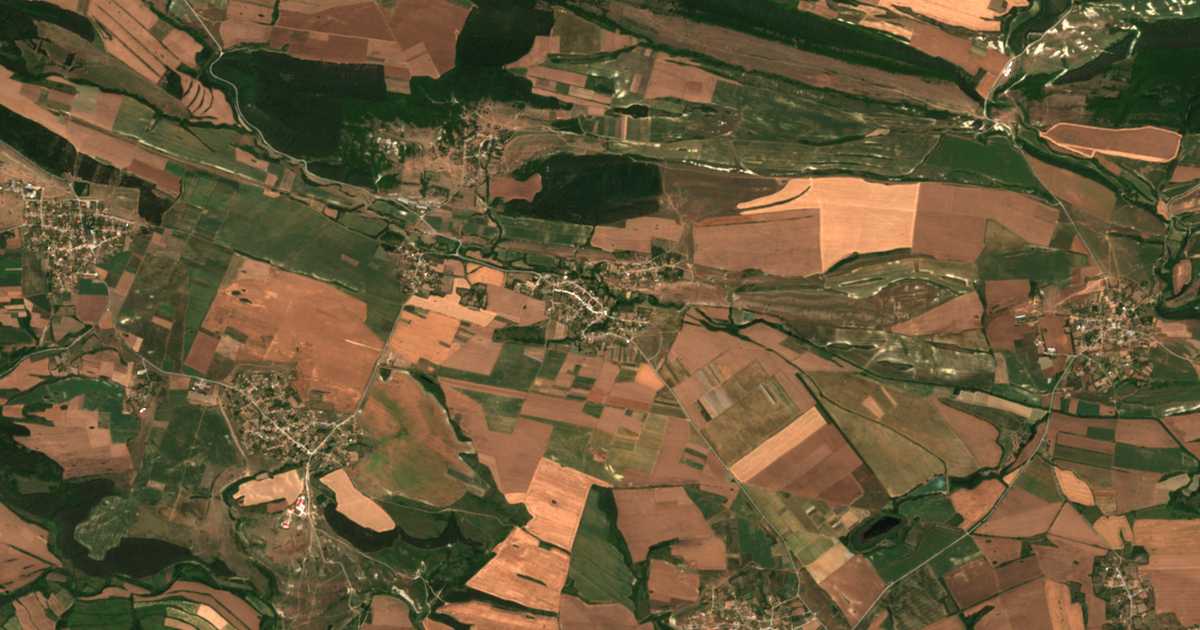 Hartă satelitară: Plăstina