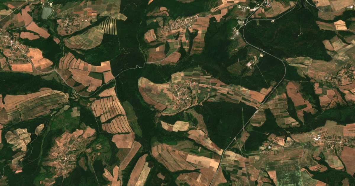 Hartă satelitară: Staneț