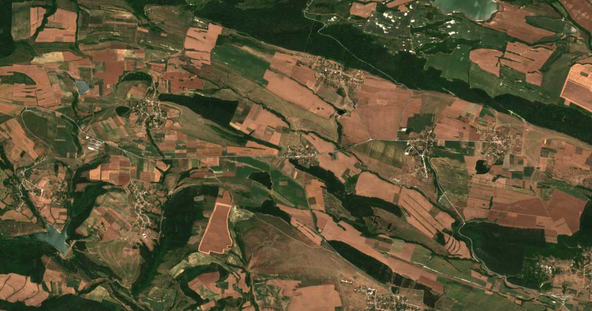 Hartă satelitară: Ugledno