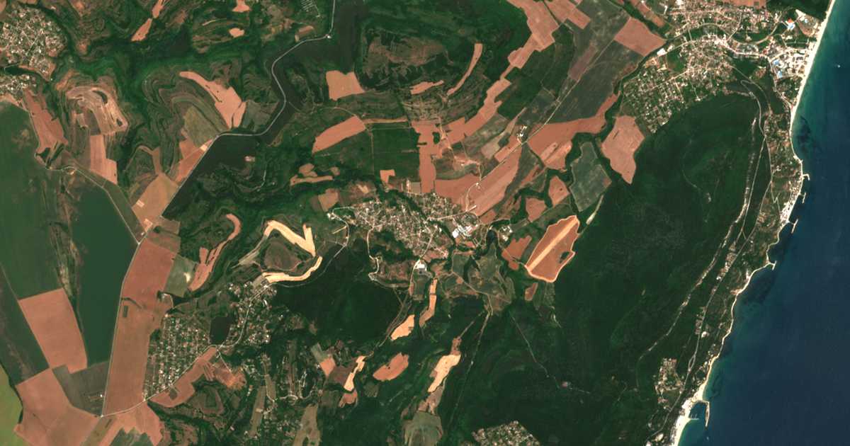Hartă satelitară: Osenovo