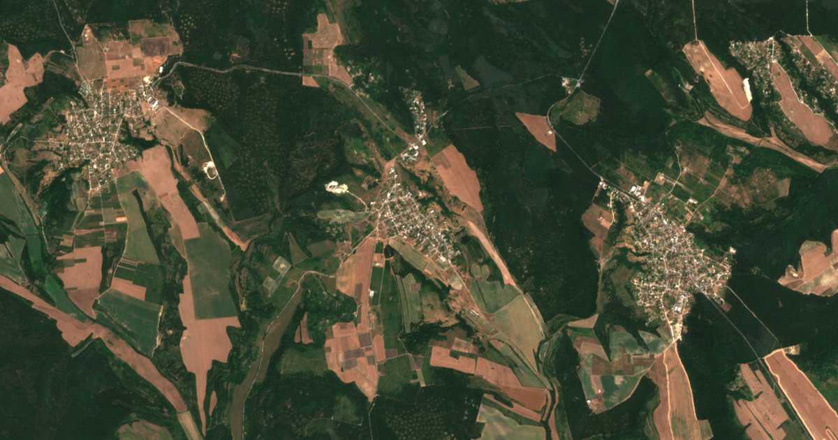 Hartă satelitară: Benkovski