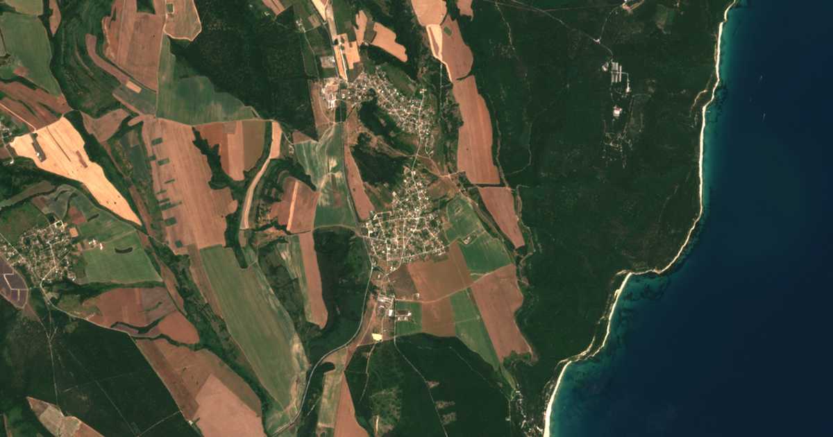 Hartă satelitară: Bliznați