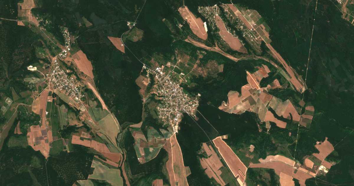 Hartă satelitară: Priselți