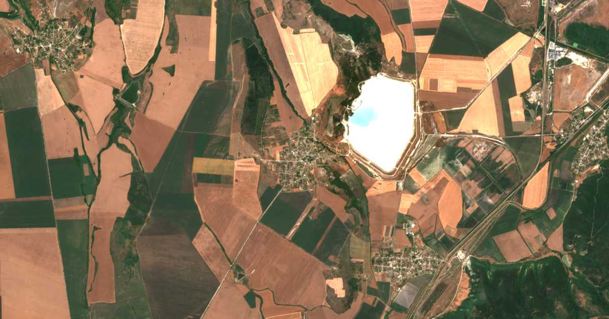 Hartă satelitară: Padina