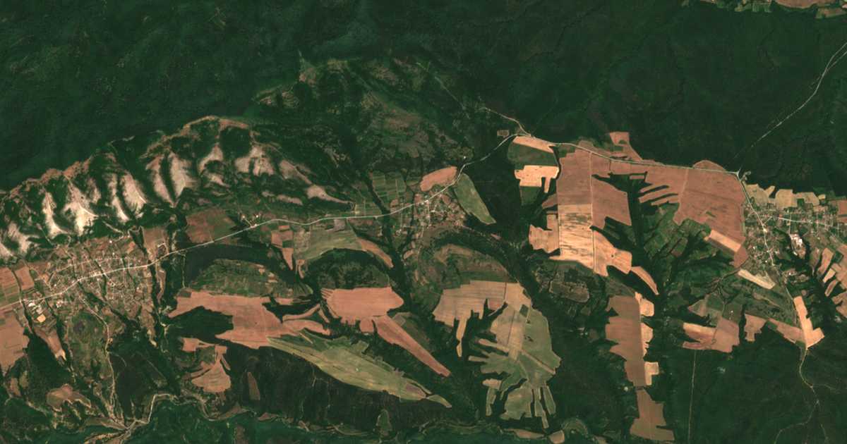 Hartă satelitară: Bărdarevo