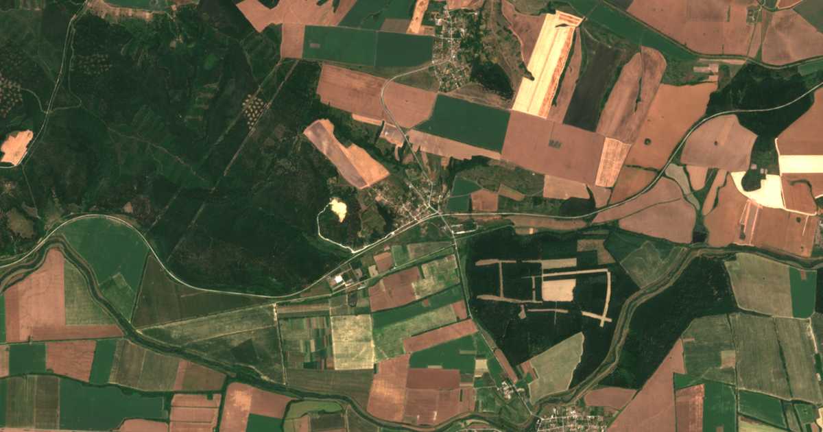 Hartă satelitară: Nova Șipka