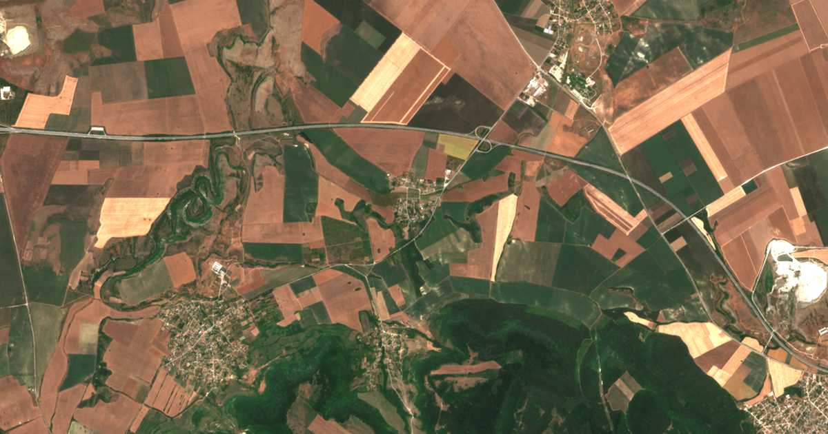 Hartă satelitară: Gabărnița
