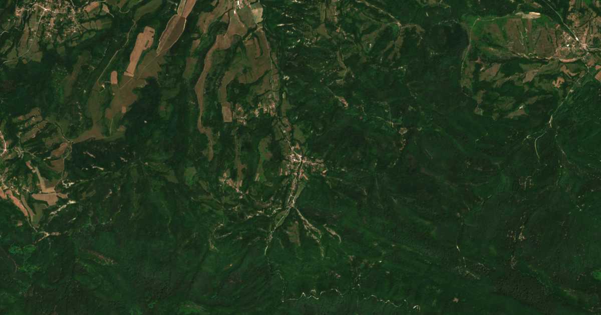 Hartă satelitară: Kostel