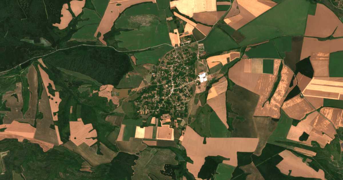 Hartă satelitară: Sușița