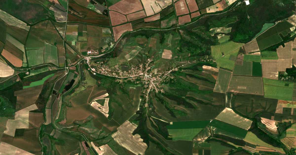 Hartă satelitară: Oreš