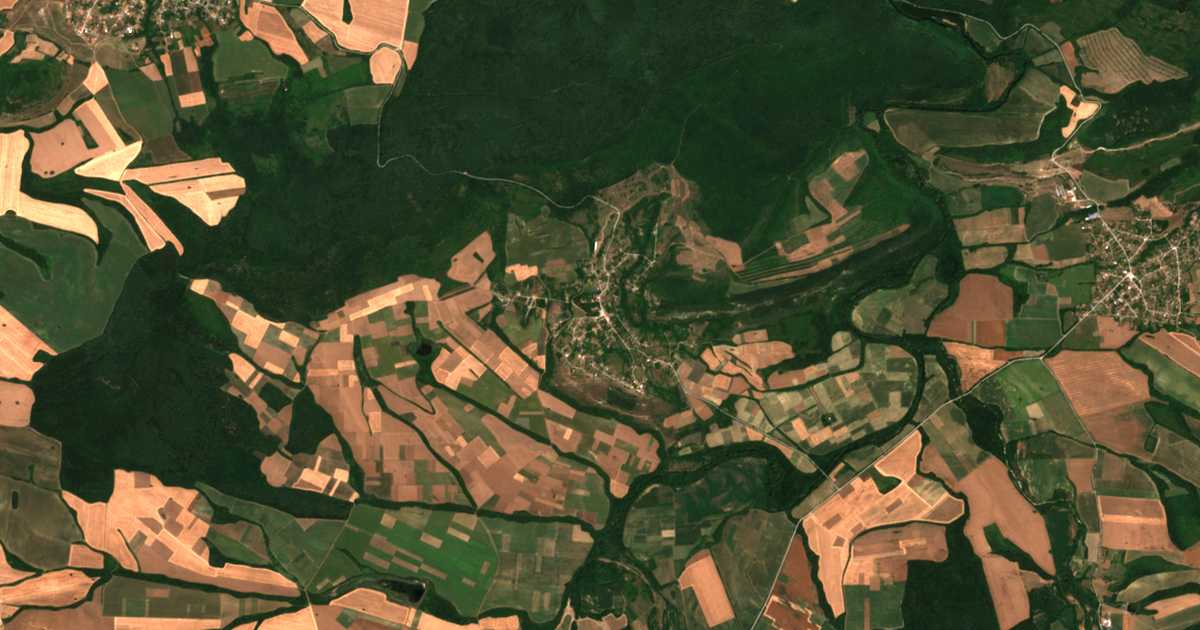 Hartă satelitară: Rodina