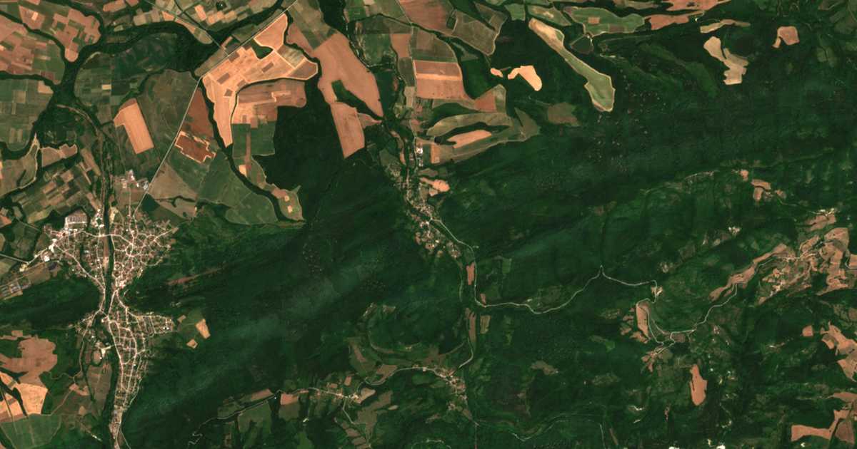 Hartă satelitară: Rosno