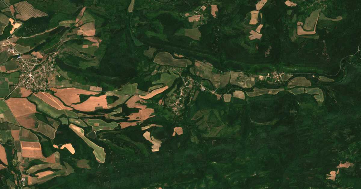 Hartă satelitară: Slivovița