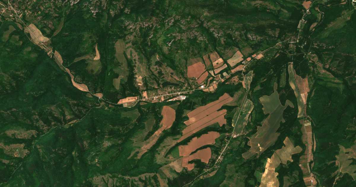 Hartă satelitară: Borovița
