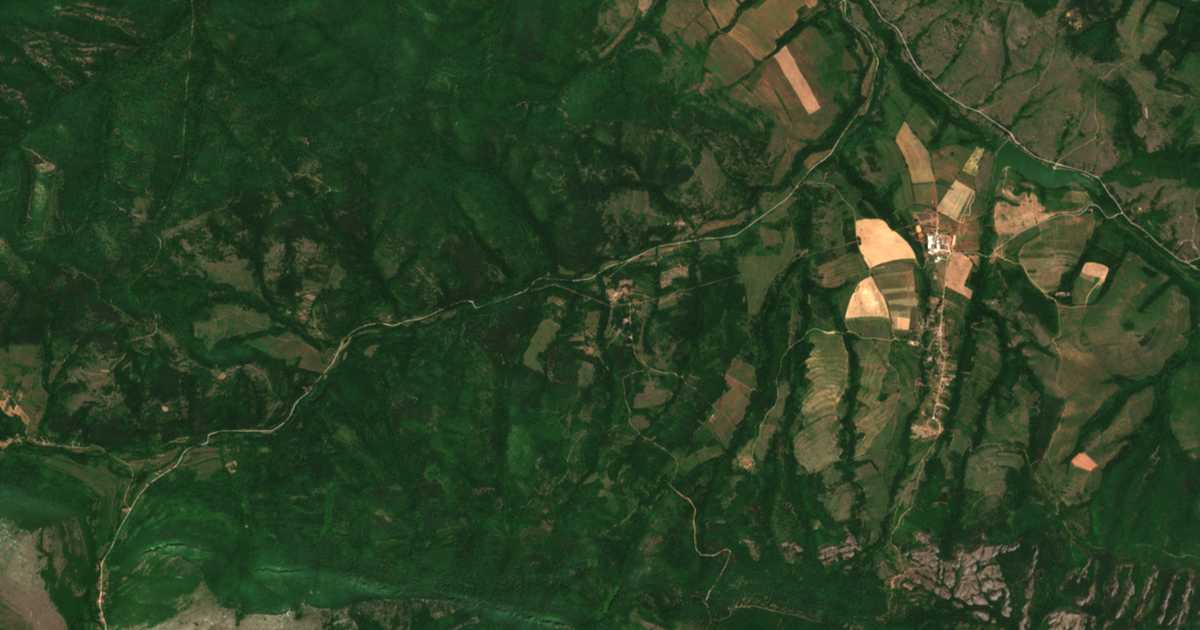 Hartă satelitară: Graniceak