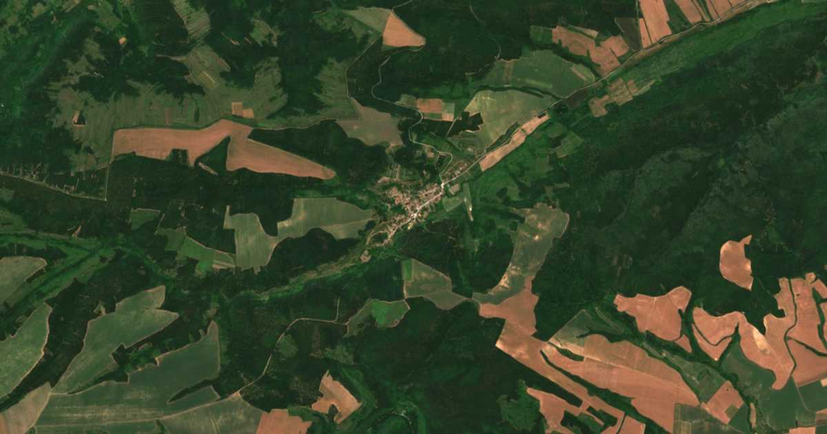 Hartă satelitară: Deleina
