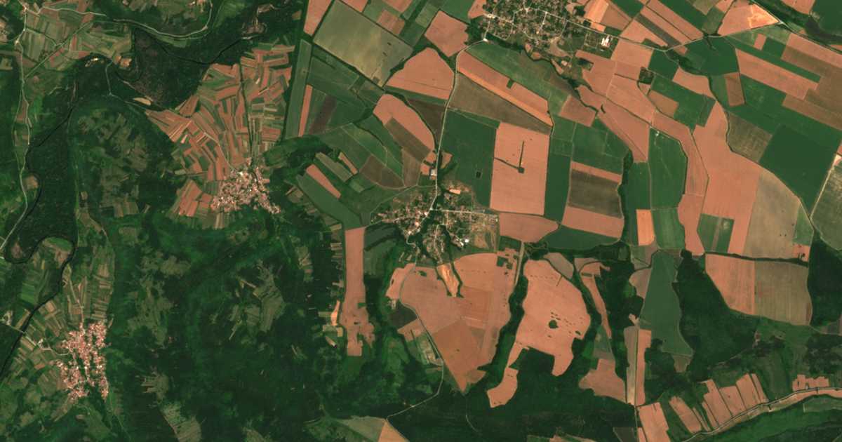 Hartă satelitară: Kosovo