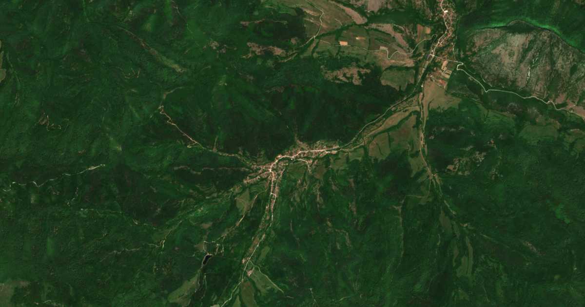 Hartă satelitară: Gorni Lom