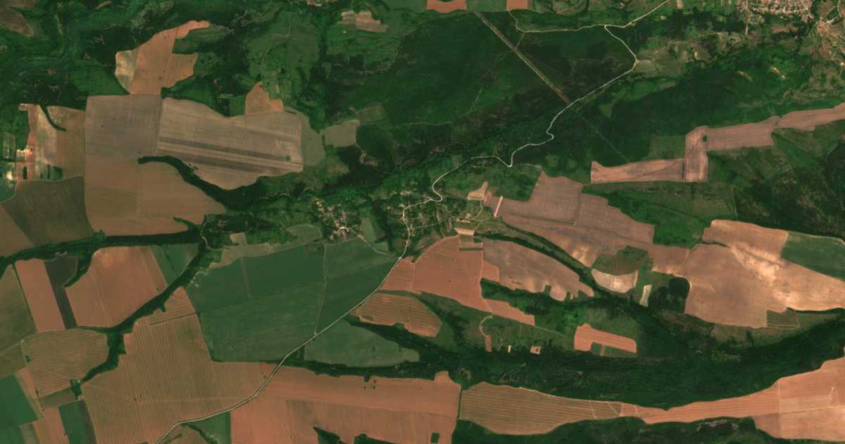 Hartă satelitară: Mali Drenoveț