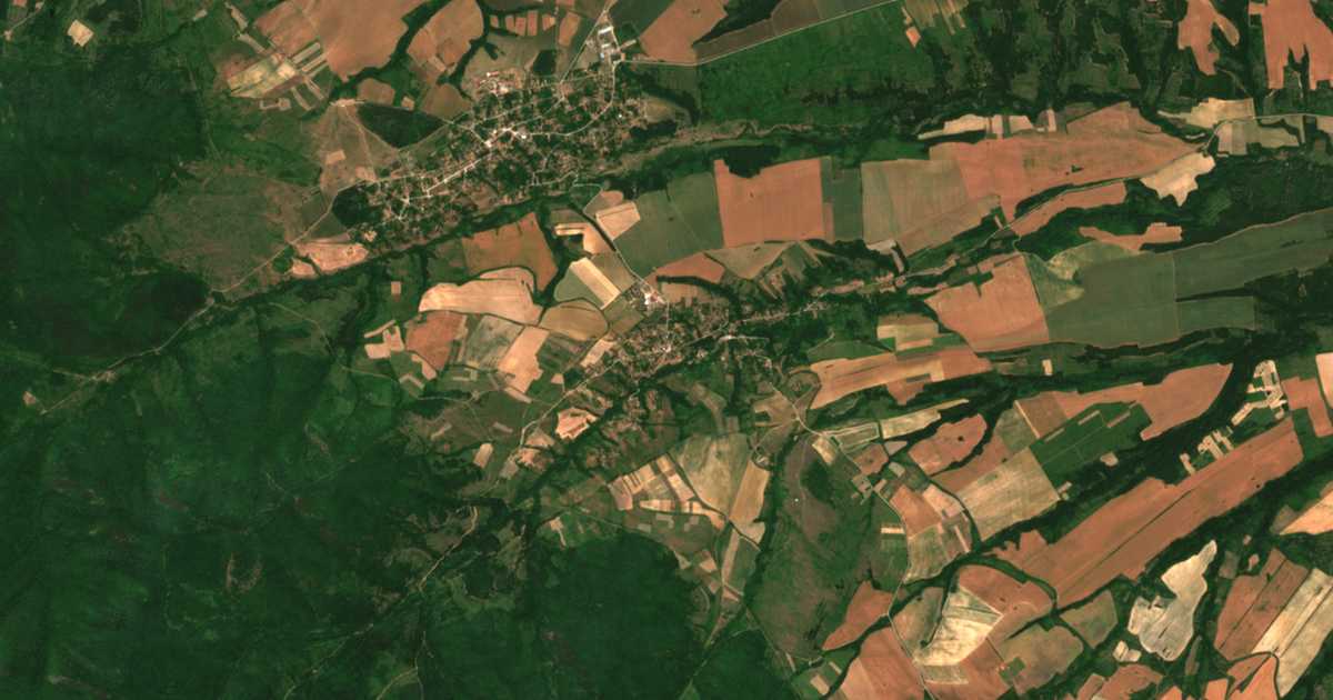 Hartă satelitară: Podgore