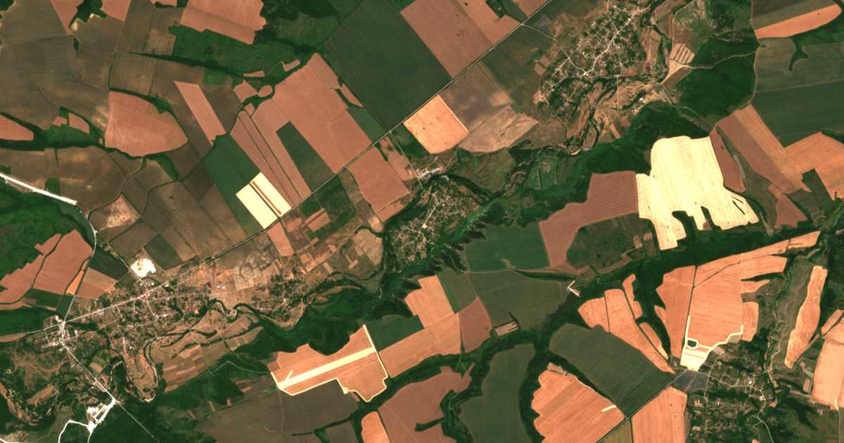Hartă satelitară: Drajinți