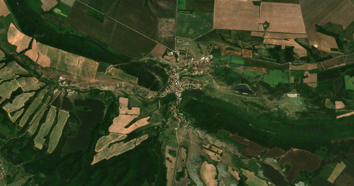 Hartă satelitară: Gabare
