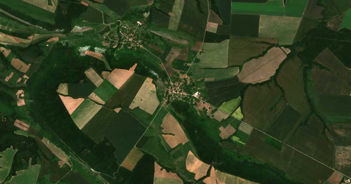 Hartă satelitară: Tlacene