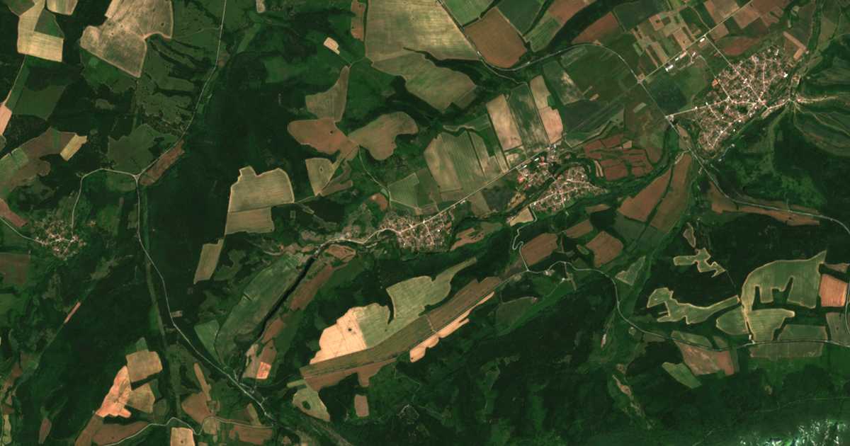 Hartă satelitară: Botunea