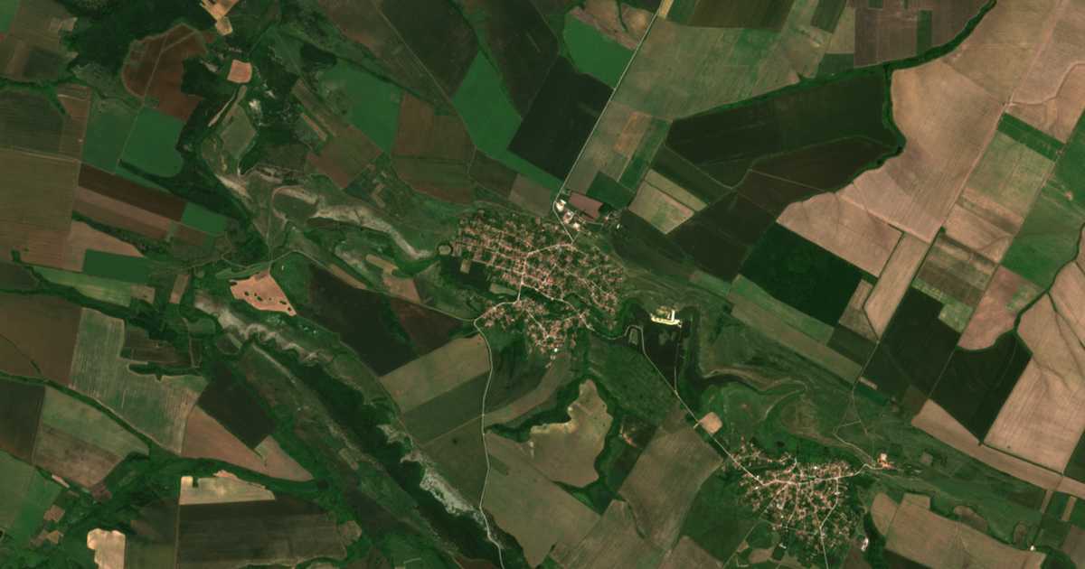 Hartă satelitară: Lesura