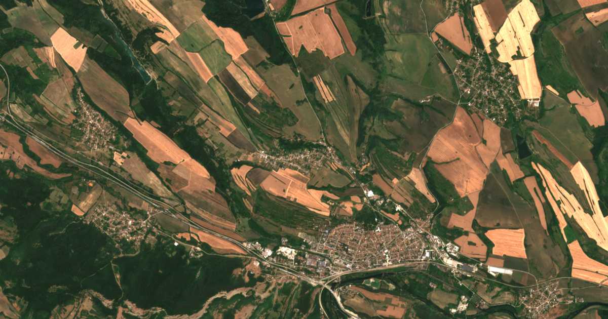 Hartă satelitară: Bodeneț