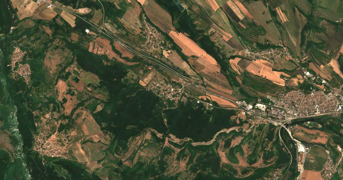 Hartă satelitară: Moravița