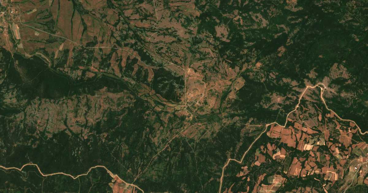 Hartă satelitară: Goleam Dervent