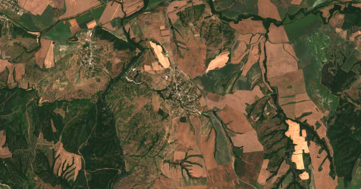 Hartă satelitară: Granitovo