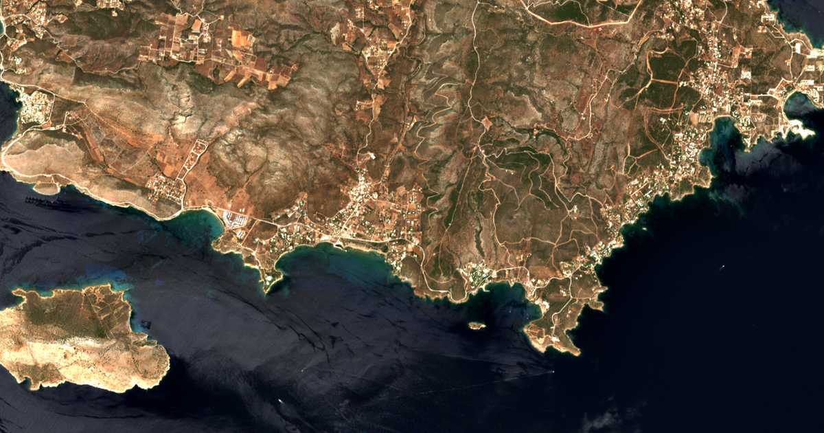 Hartă satelitară: Esperídes