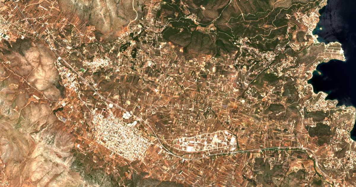 Hartă satelitară: Prisilímes