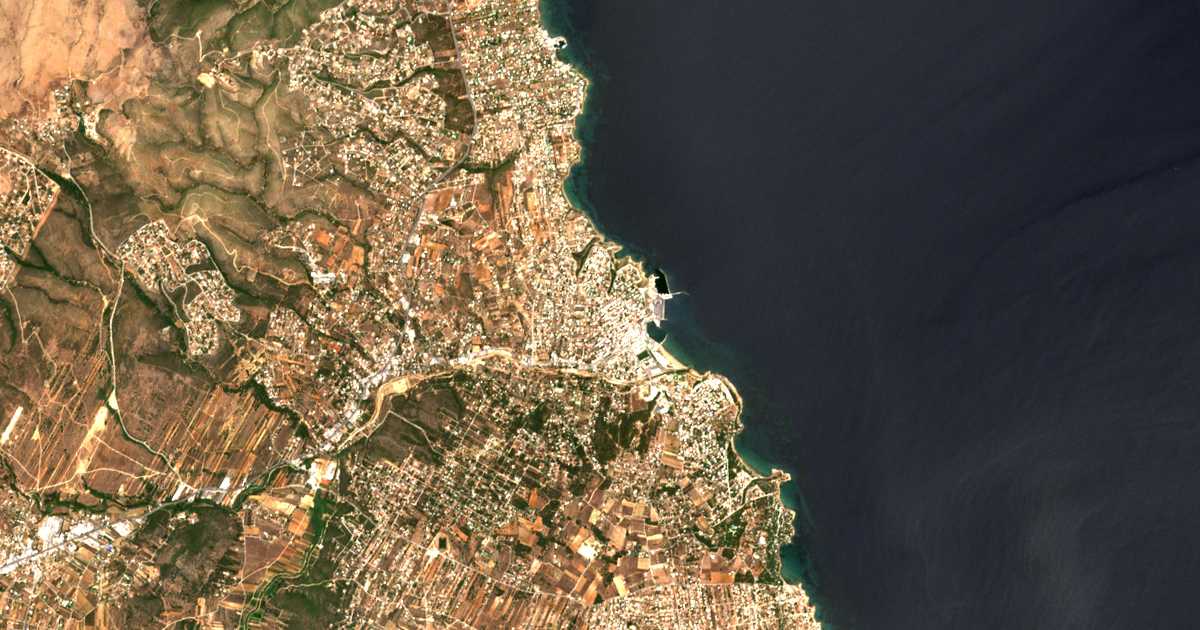 Hartă satelitară: Rafina