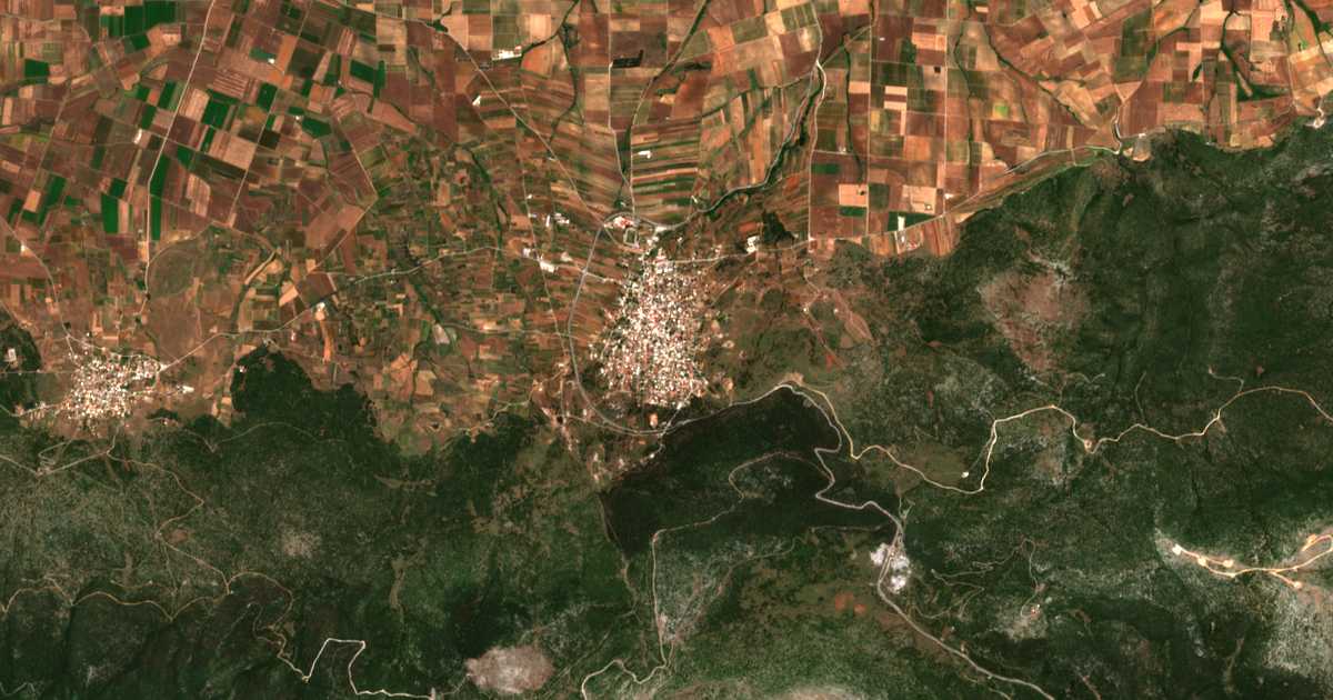 Hartă satelitară: Erythraí