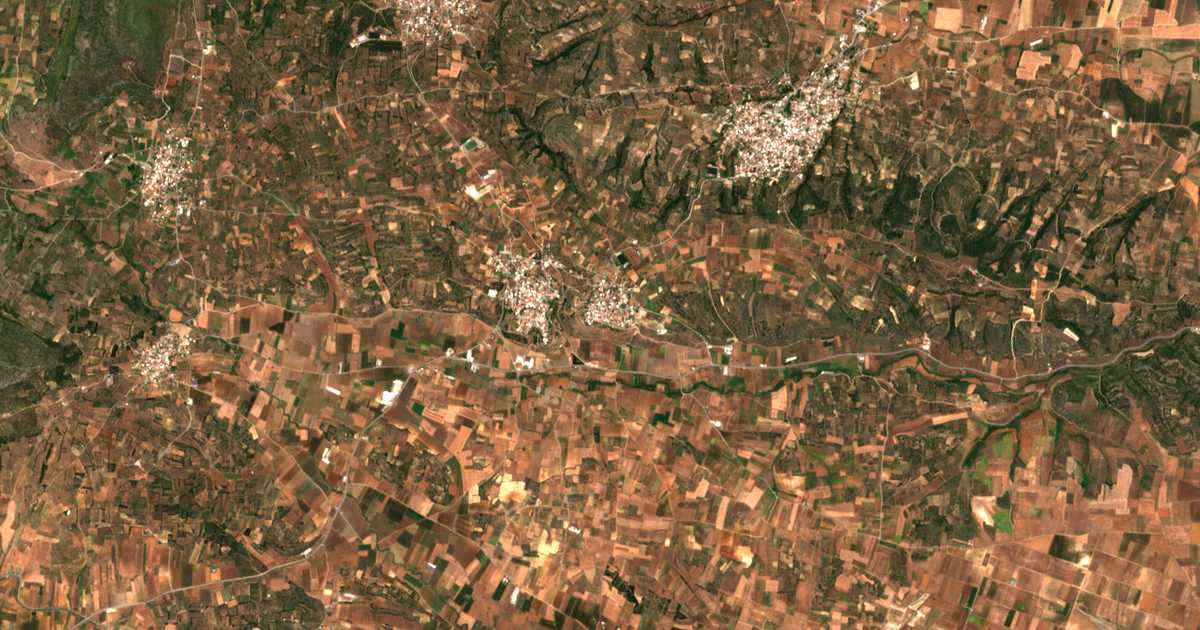 Hartă satelitară: Leontárion